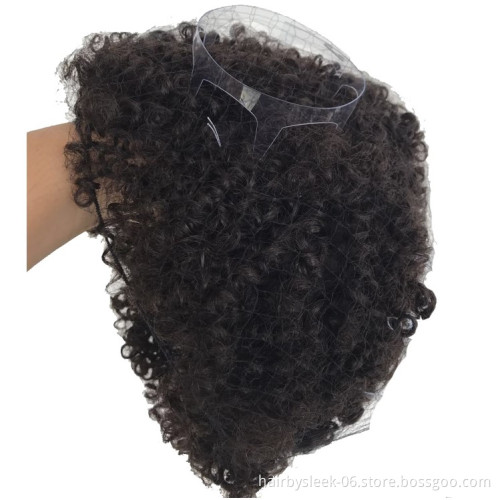 Rebecca Brazilian Wig Short Kinky Curly Virgin Whole Sale For Black Women Short Wigs No Lace Front Natural Color Human Hair Wigs